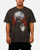 Goat Crew X Tokyo Ghoul Kaneki Vintage T-Shirt Black Acidwash