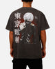 Goat Crew X Tokyo Ghoul Kaneki Vintage T-Shirt Black Acidwash