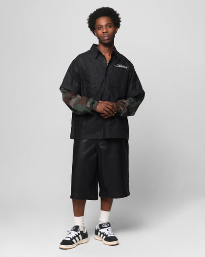 Loiter Art Studio Work Shirt Black/Camo