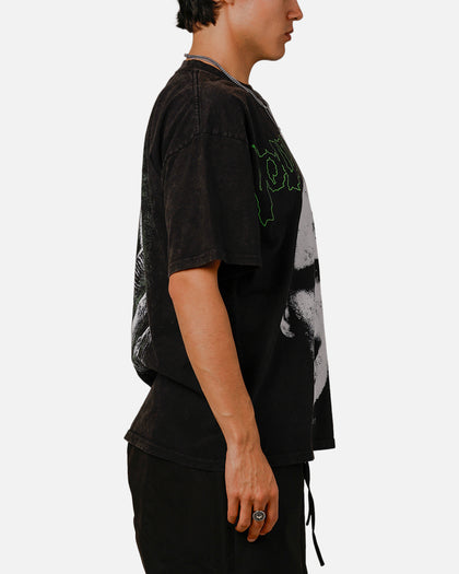 Goat Crew X Harry Potter Lord Voldemort Vintage T-Shirt Black Acidwash