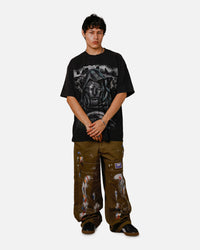 Goat Crew Marvel Doctor Doom No Rivals Vintage T-Shirt Black Acidwash