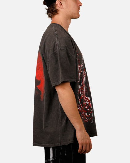 American Thrift X IT 'Horror Classics' The Dead Lights Heavy T-Shirt Black Wash