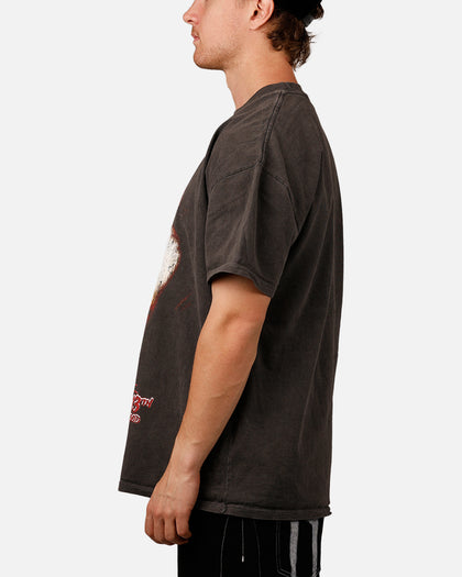 American Thrift X Friday The 13th Part VII 'Horror Classics' The New Blood Heavy T-Shirt Black Wash