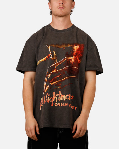 73Studio X A Nightmare on Elm Street 'Horror Classics' Claw Heavyweight T-Shirt Black Wash