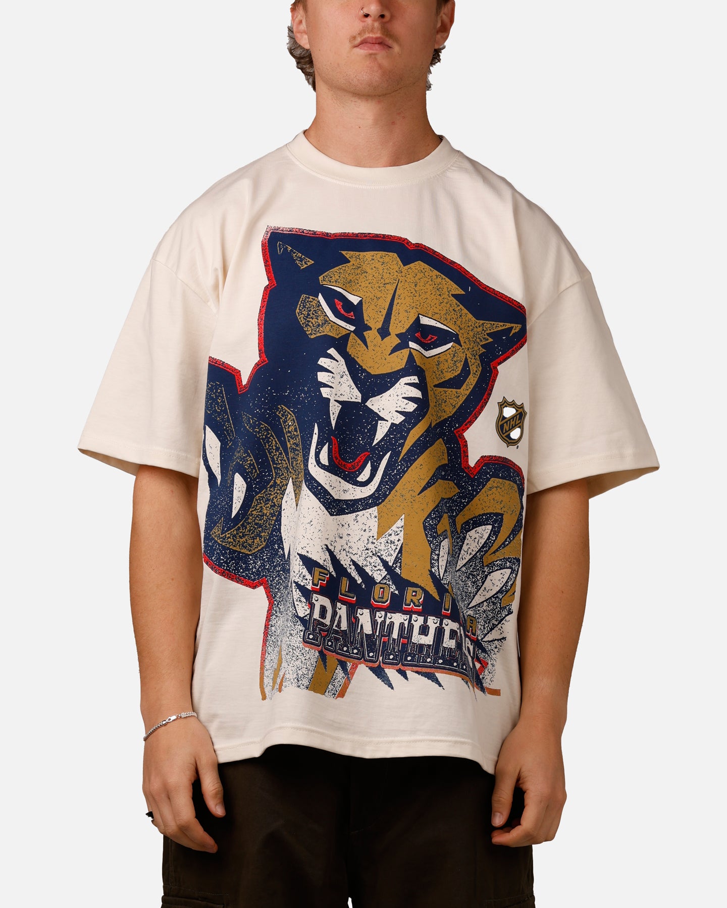 Culture Kings Florida Panthers Vintage T-Shirt Off White | Culture
