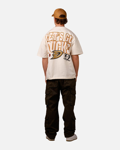 Culture Kings Anaheim Ducks Lets Go Ducks Vintage T-Shirt Off White