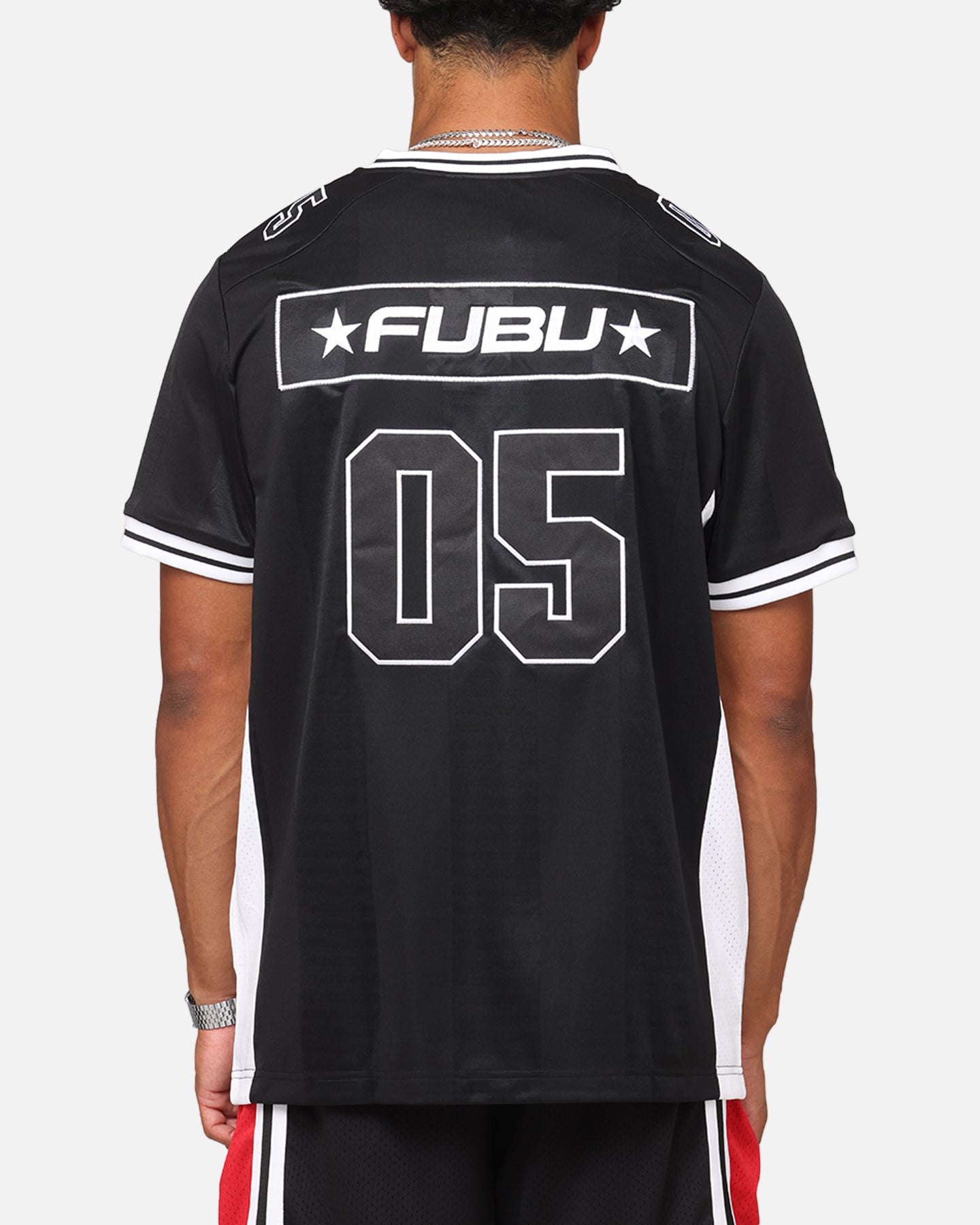 Fubu Corporate Football Jersey Black/White/Red | Culture