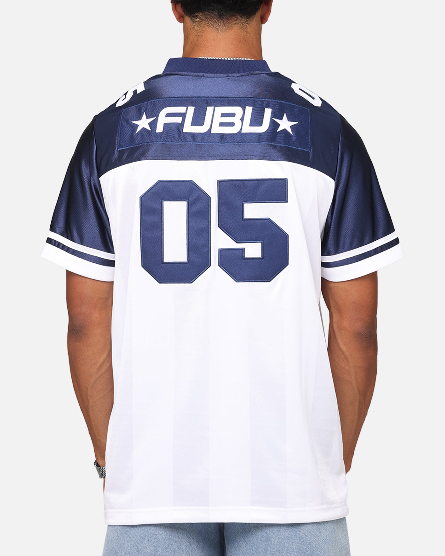 Fubu Football Jersey White/Navy | Culture Kings US