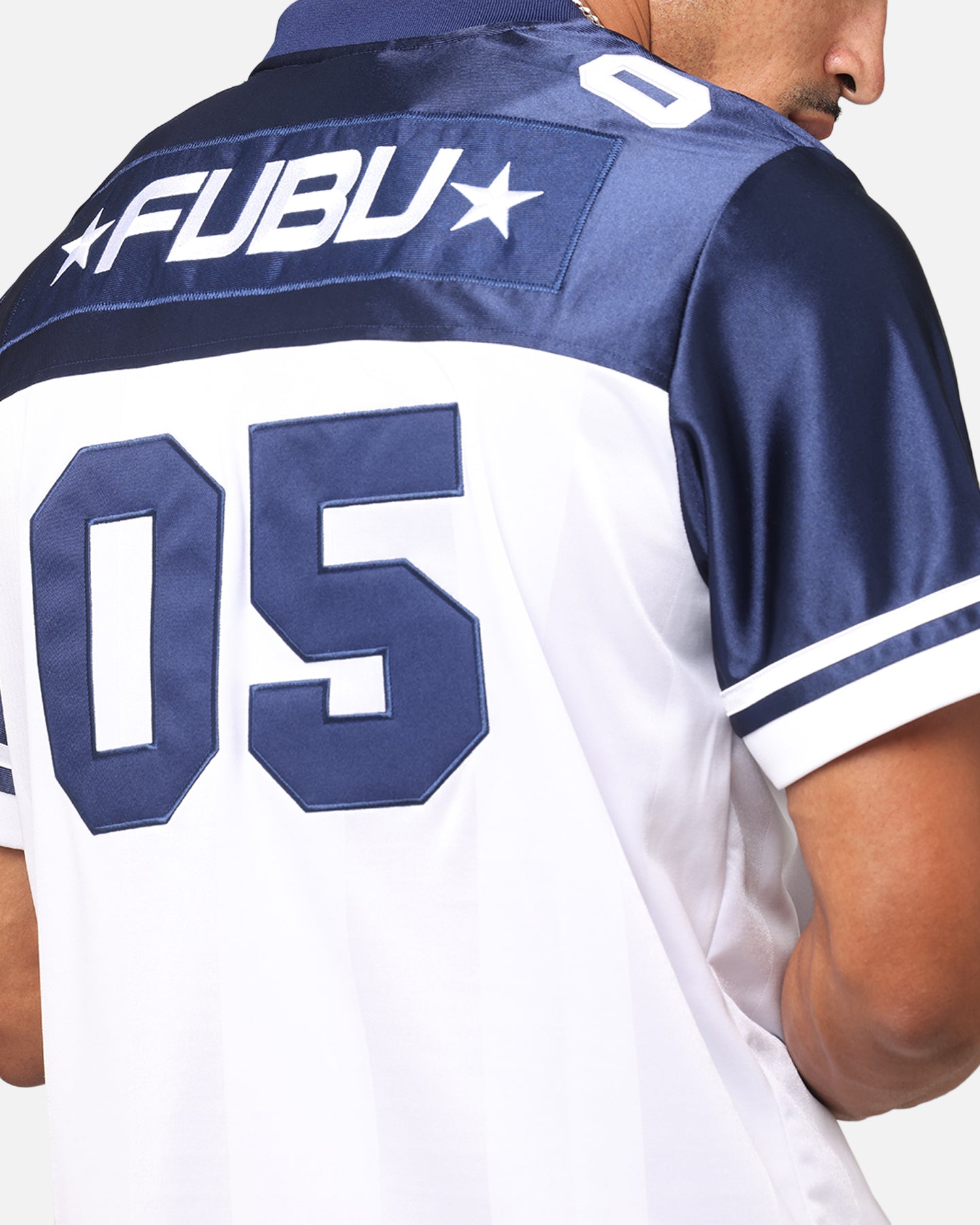 Fubu Football Jersey White/Navy | Culture Kings US