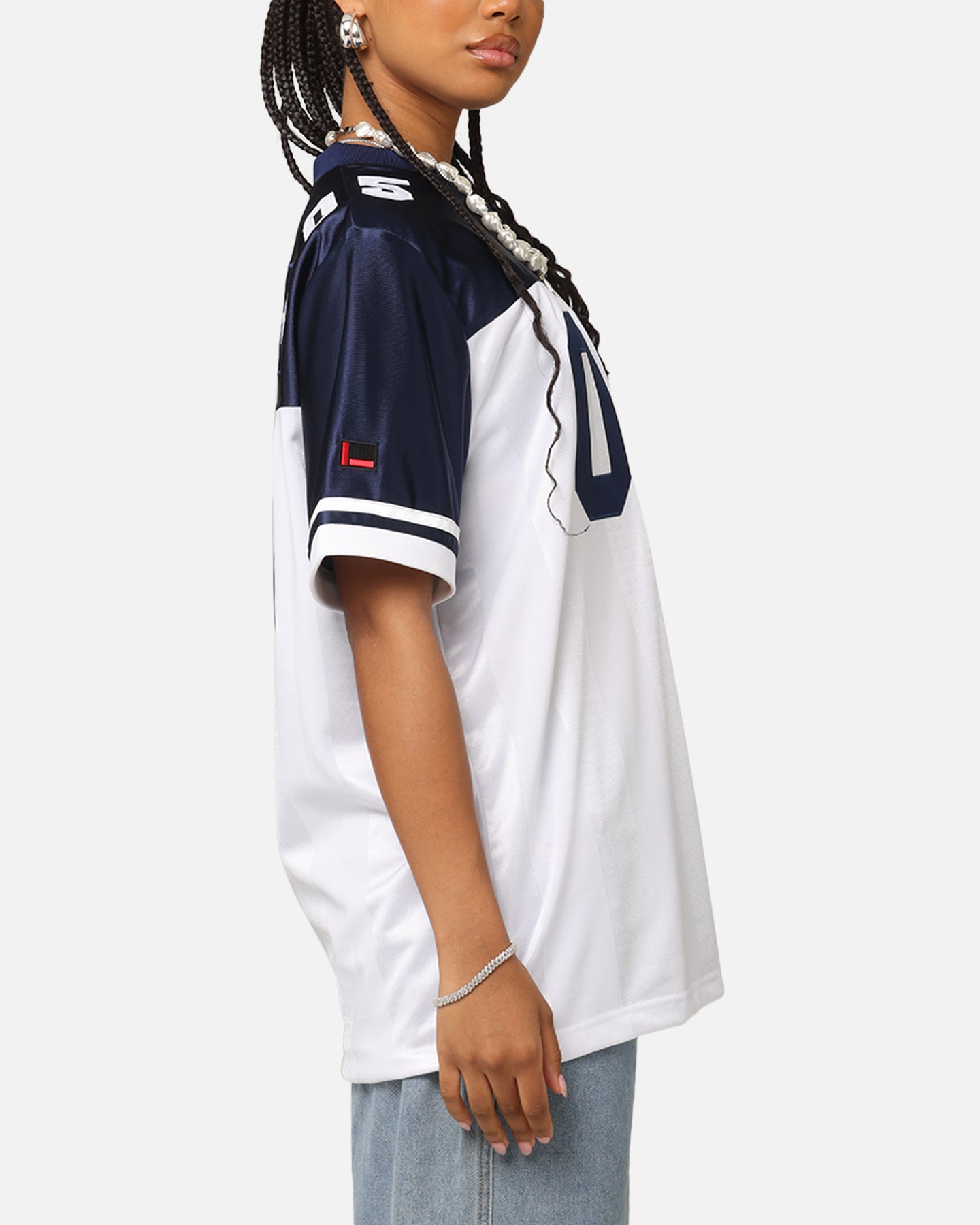 Fubu Football Jersey White/Navy | Culture Kings US