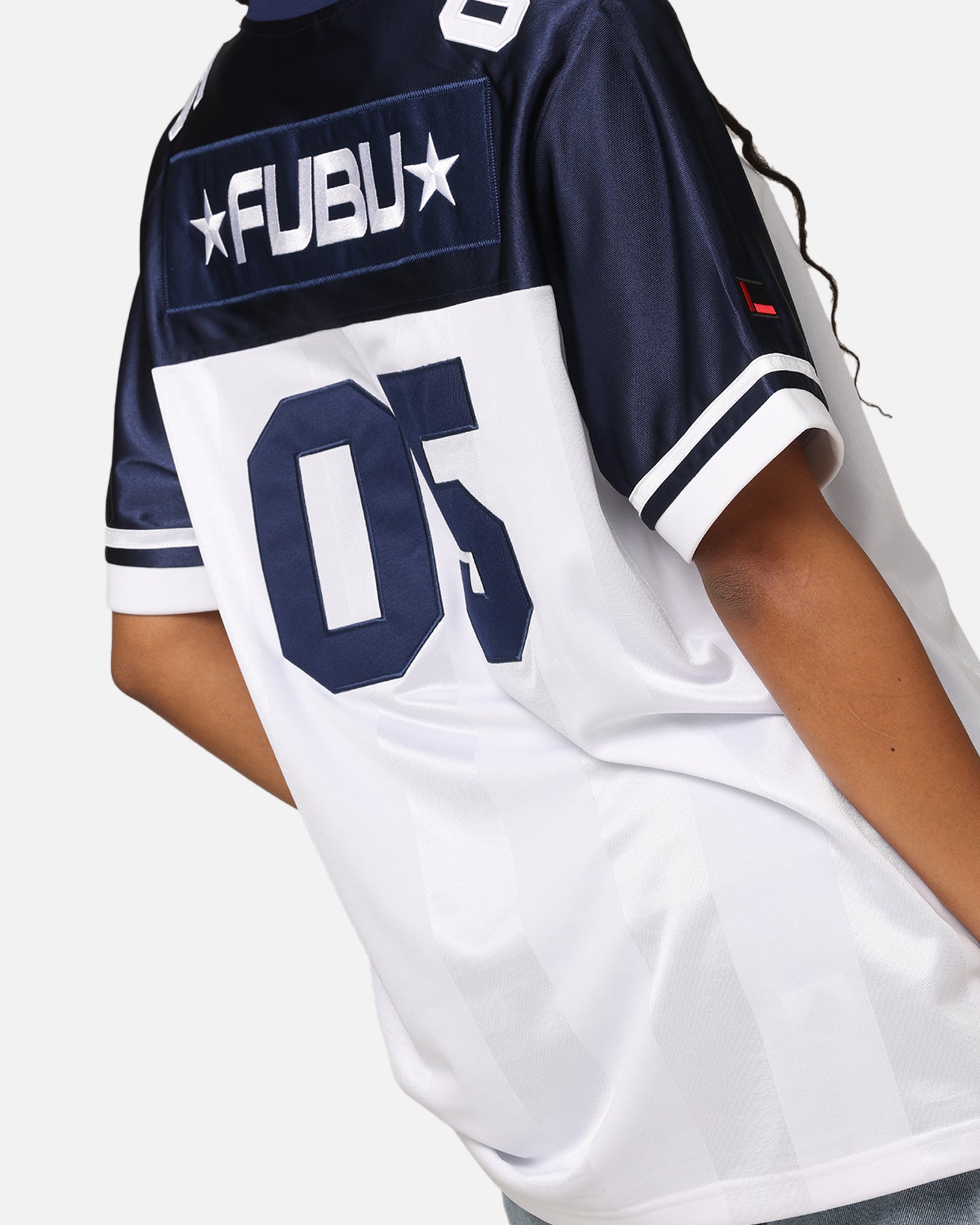 Fubu Football Jersey White/Navy | Culture Kings US