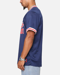 Fubu Mesh T-Shirt Navy/Red/White