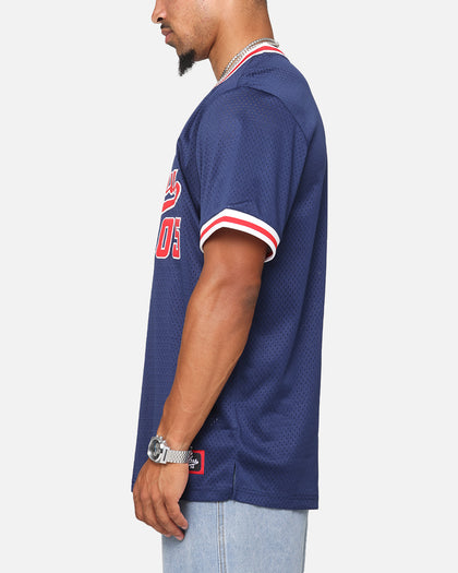 Fubu Mesh T-Shirt Navy/Red/White