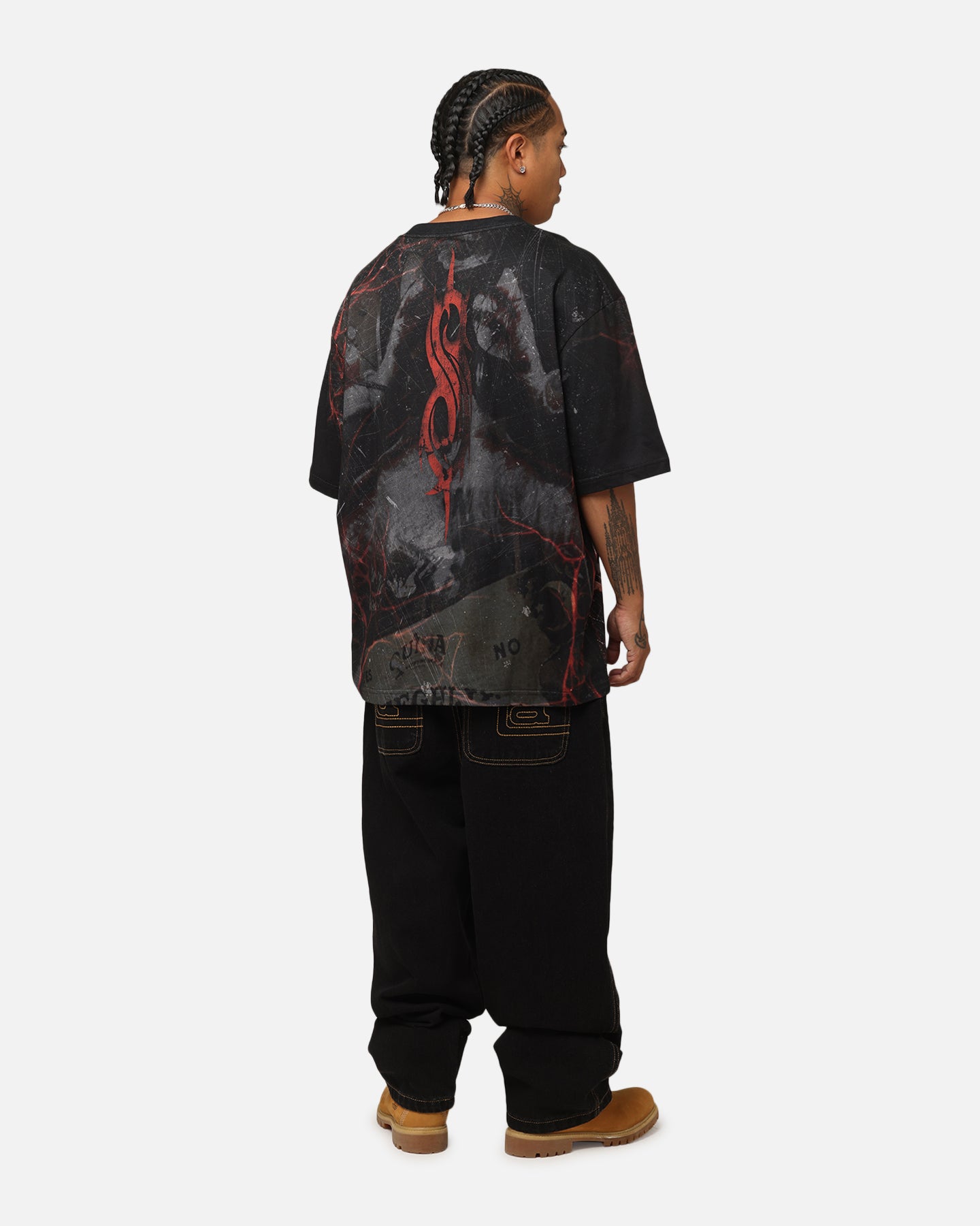Slipknot Slipknot All Over T-Shirt Washed Black | Culture Kings US
