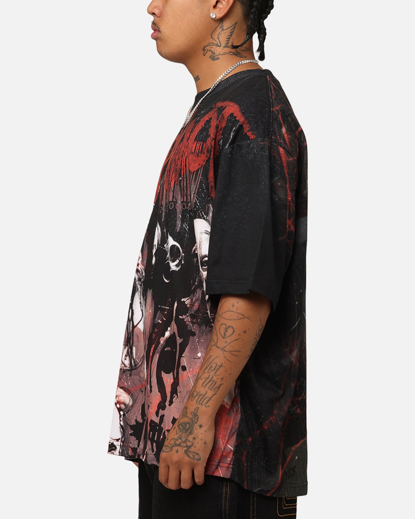 Slipknot Slipknot All Over T-Shirt Washed Black | Culture Kings US