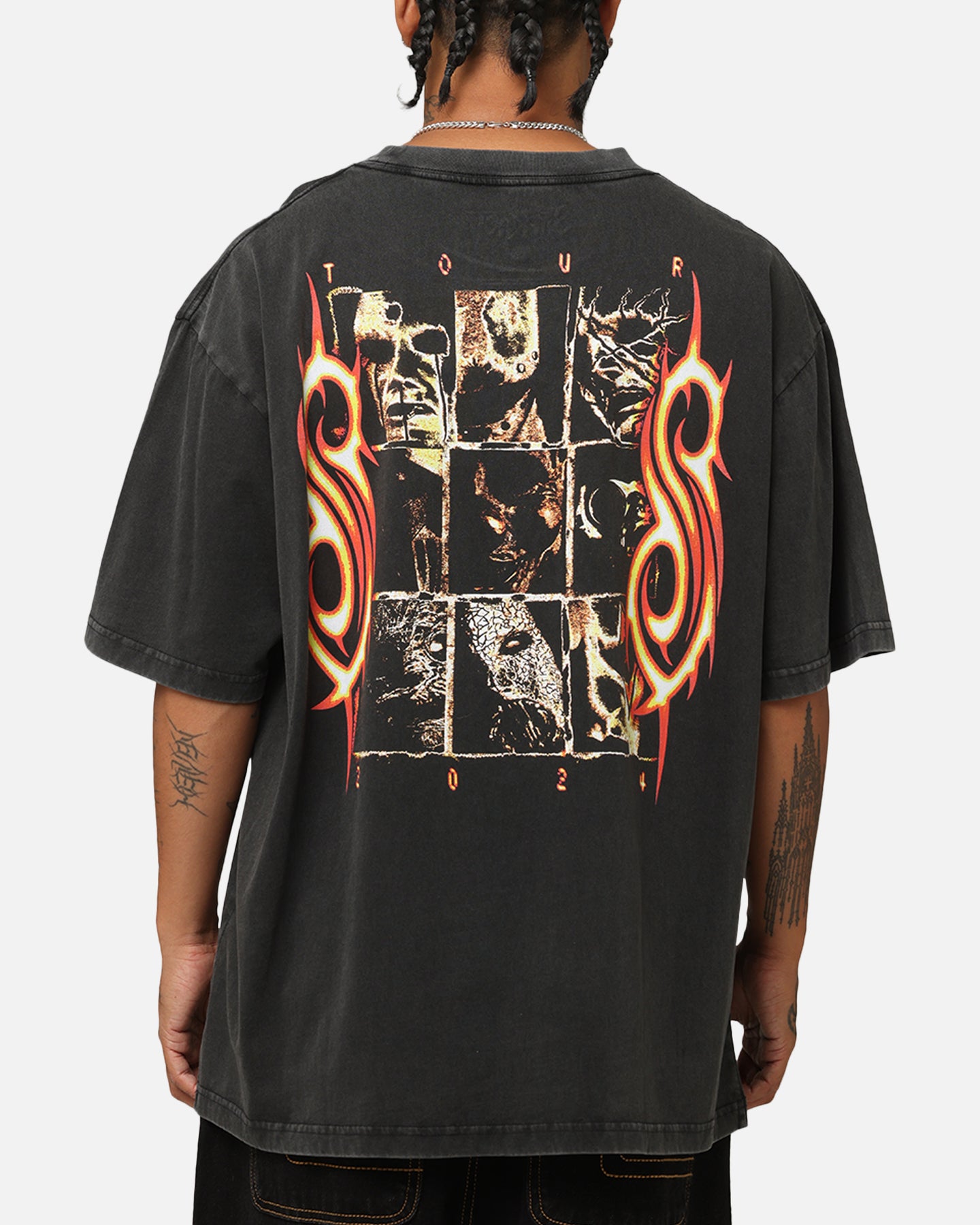 Slipknot World Tour '24 T-Shirt Washed Black | Culture Kings US