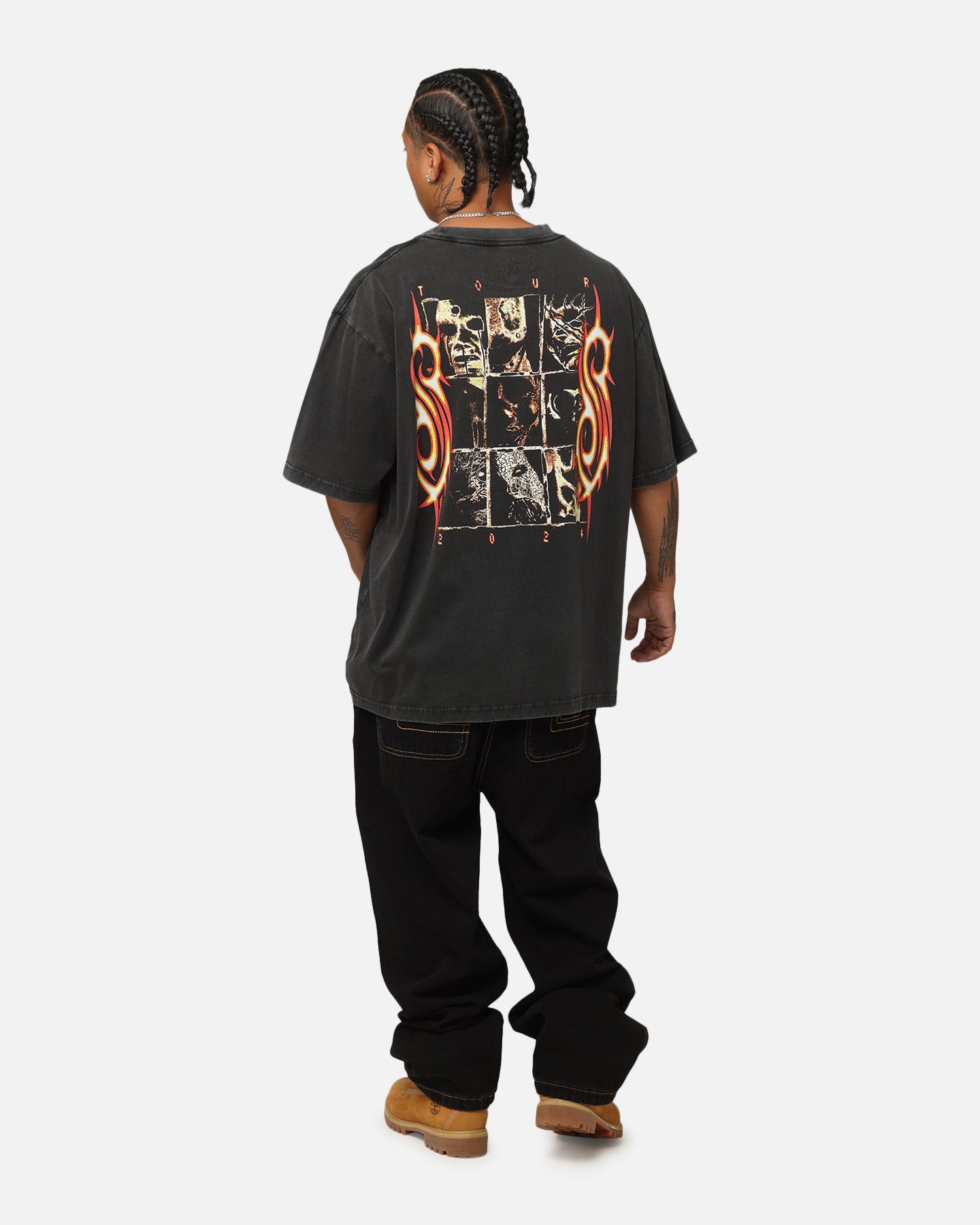 Slipknot World Tour '24 T-Shirt Washed Black | Culture Kings US