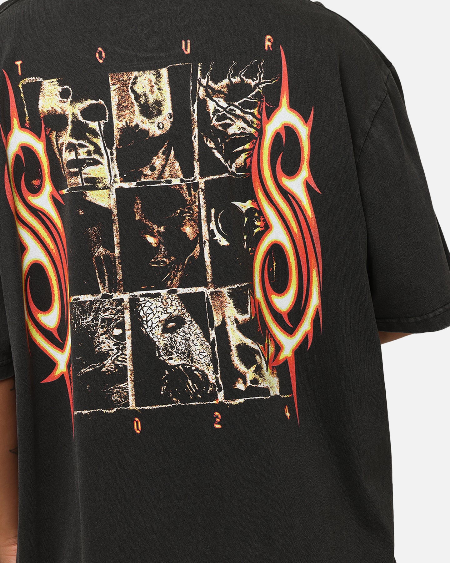 Slipknot World Tour '24 T-Shirt Washed Black | Culture Kings US