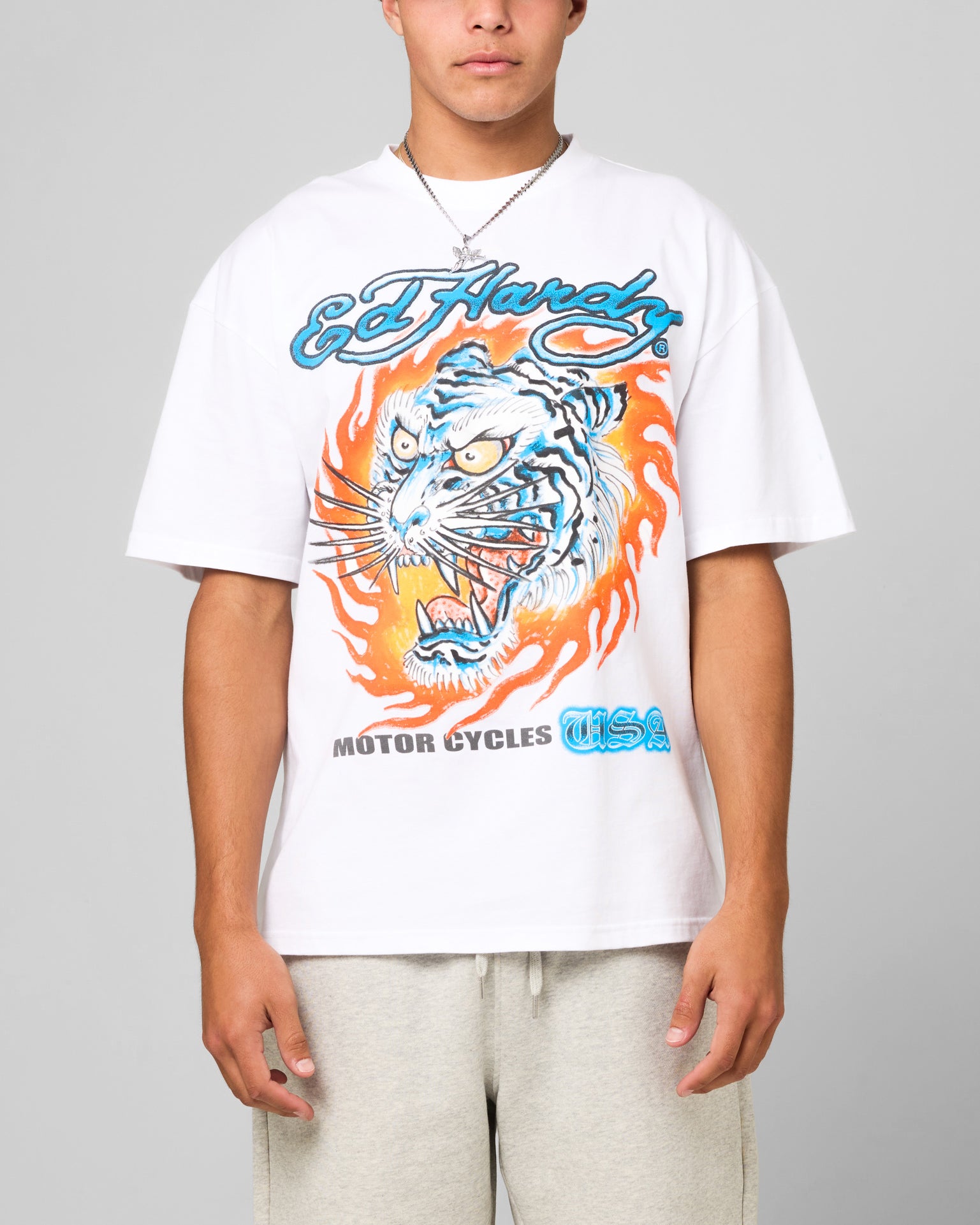 Ed Hardy Motor Club T-Shirt White | Culture Kings US