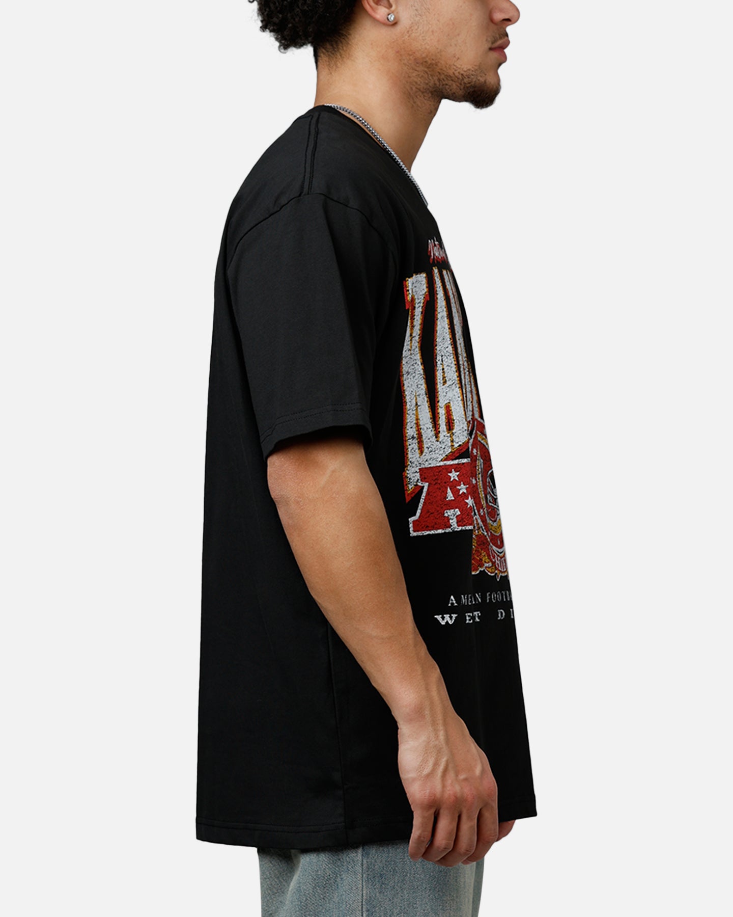 New Era Kansas City Chiefs Essentials Boxy T-Shirt Black | Culture