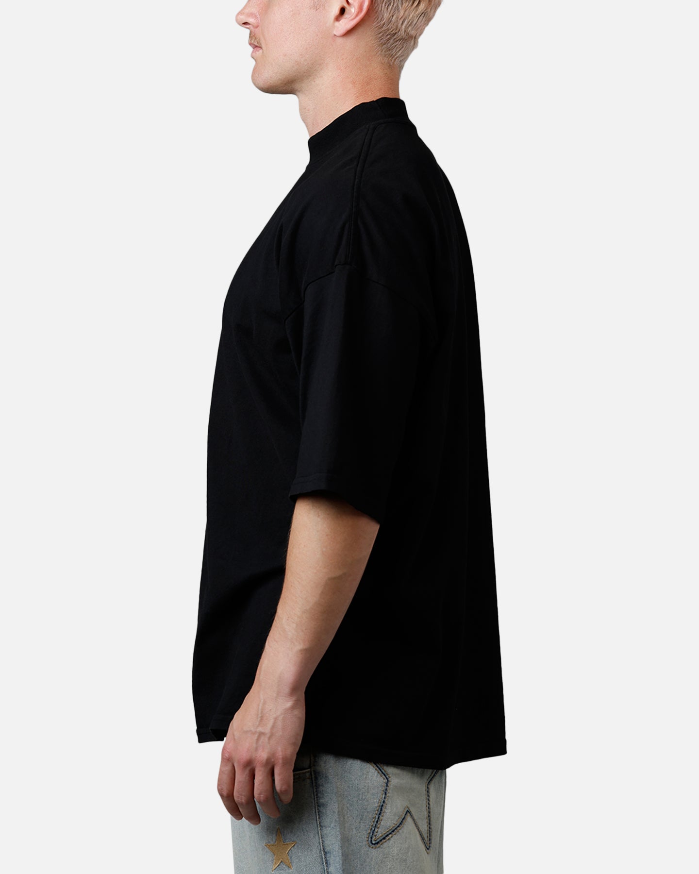Culture Kings Everyday Mock Neck T-Shirt Black | Culture Kings US