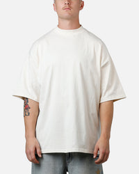 Culture Kings Everyday Mock Neck T-Shirt Off White