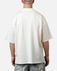 Culture Kings Everyday Mock Neck T-Shirt Off White