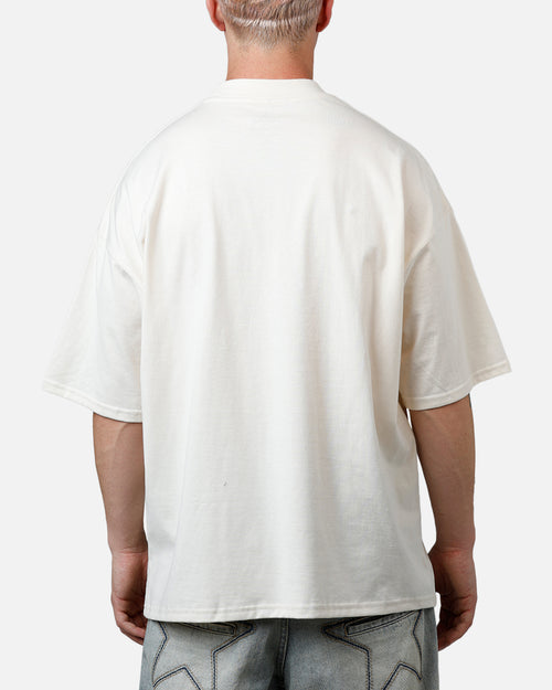 Culture Kings Everyday Mock Neck T-Shirt Off White