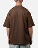 Culture Kings Everyday Mock Neck T-Shirt Brown