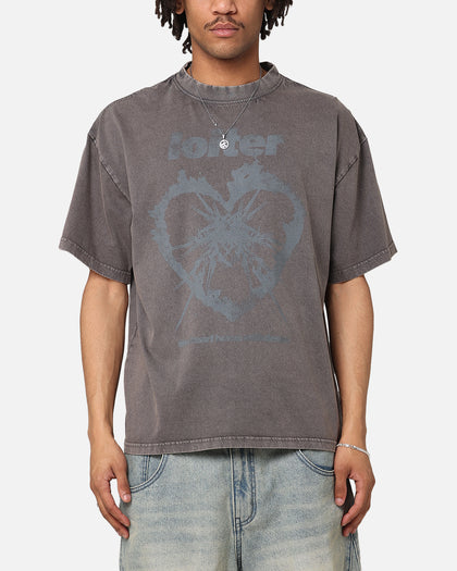 Loiter Desire T-Shirt Washed Charcoal