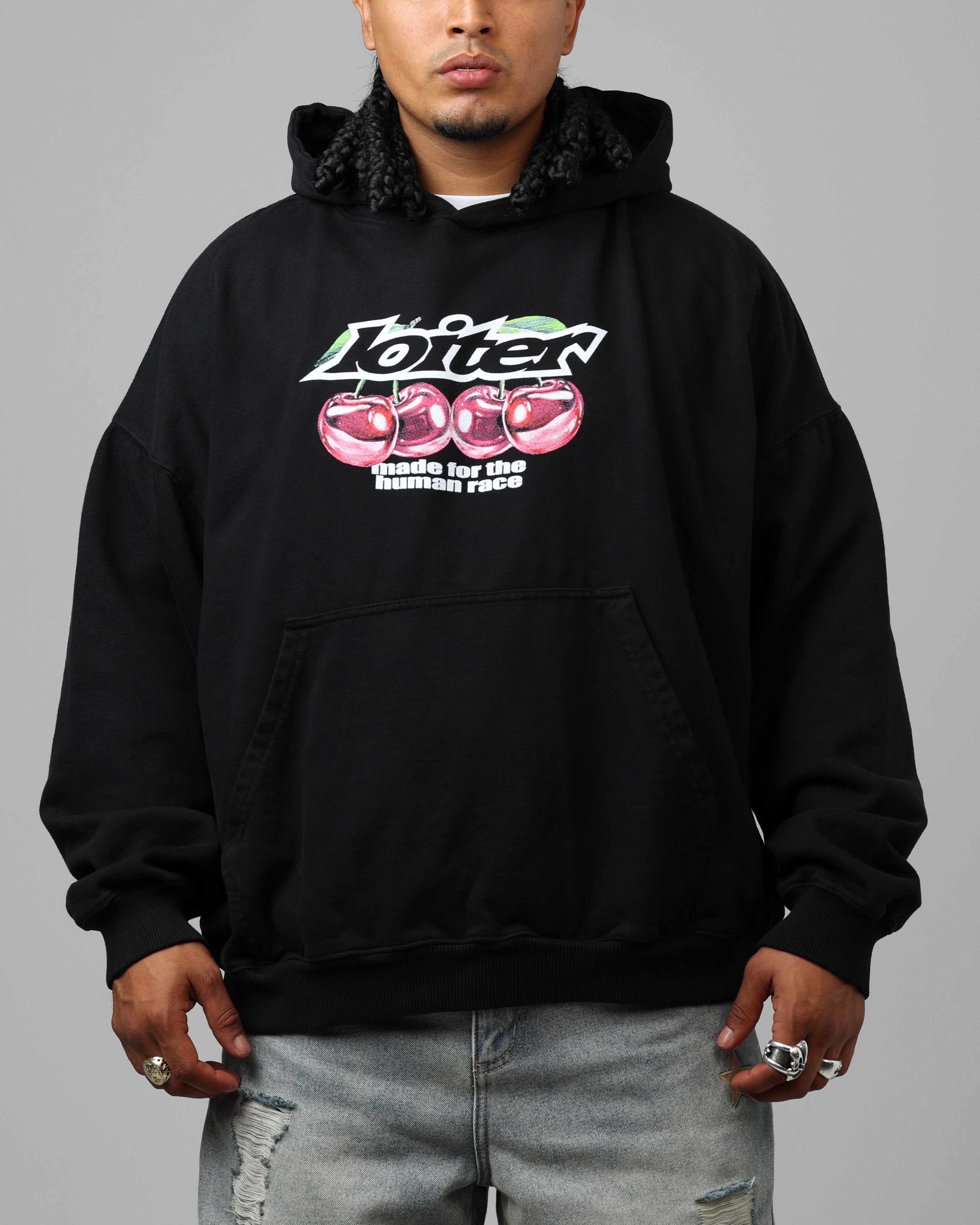 Loiter Cherry Pick Hoodie Black | Culture Kings US