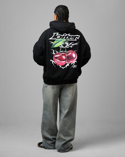 Loiter Cherry Pick Hoodie Black