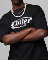 Loiter Chrome Logo T-Shirt Black