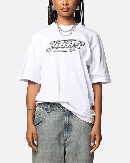Loiter Chrome Logo T-Shirt White