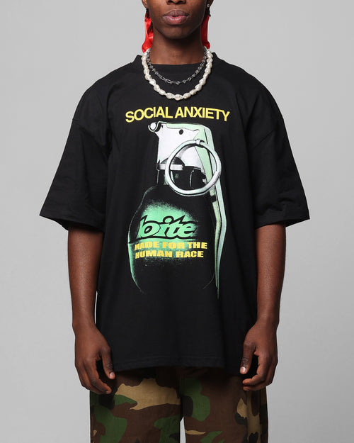 Loiter Live Laugh Love Drop T-Shirt Black