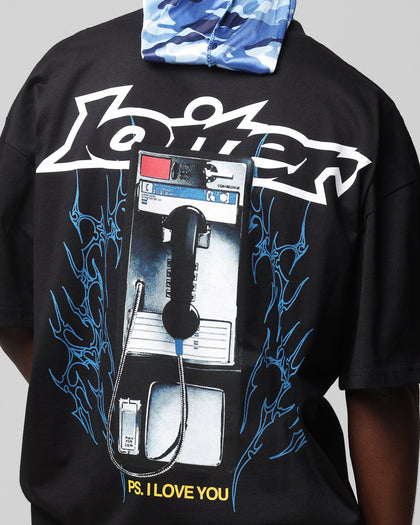 Loiter Phonebooth Vintage Drop T-Shirt Black