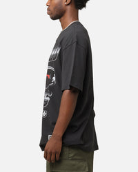 Mitchell & Ness Collingwood Magpies Mascot Character T-Shirt Faded Black