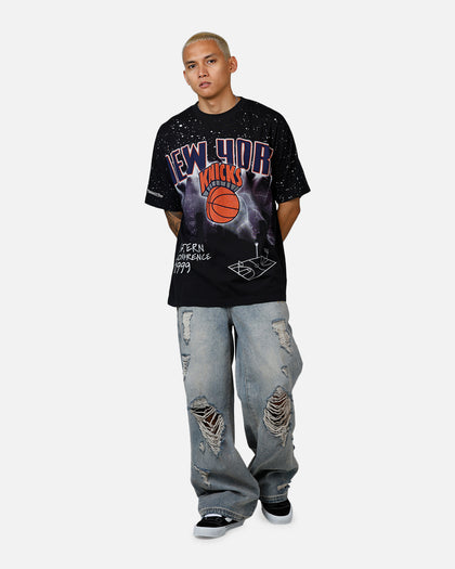 Mitchell & Ness New York Knicks Skyline T-Shirt Faded Black