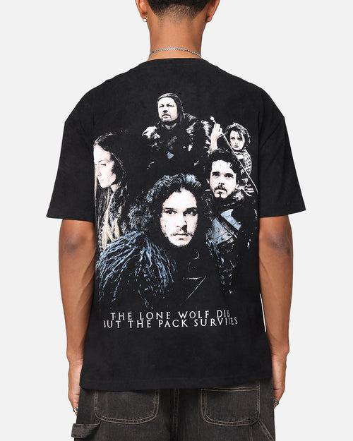 Goat Crew X Game Of Thrones Jon Snow Heavy T-Shirt Black