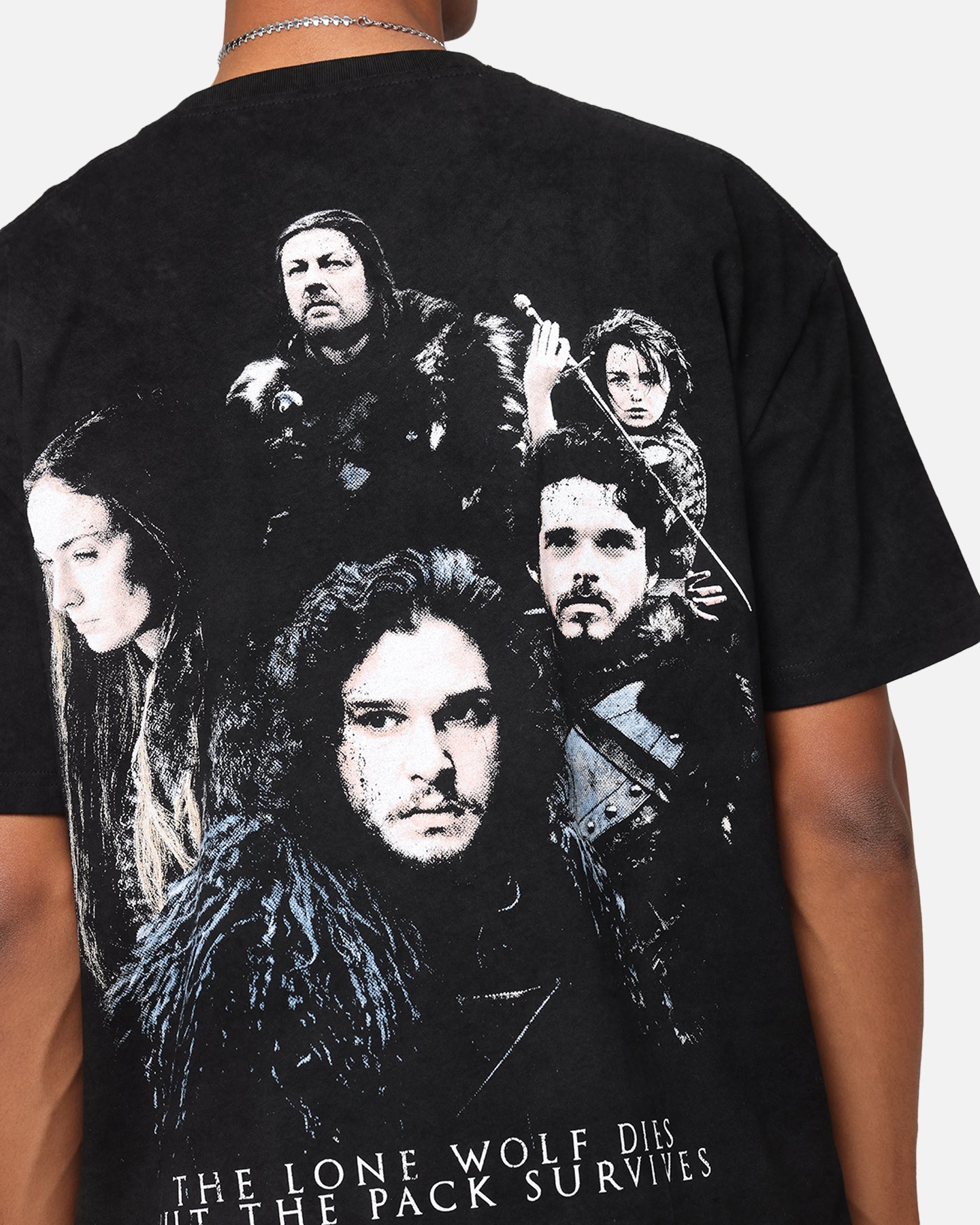 Goat Crew X Game Of Thrones Jon Snow Heavy T-Shirt Black | Culture