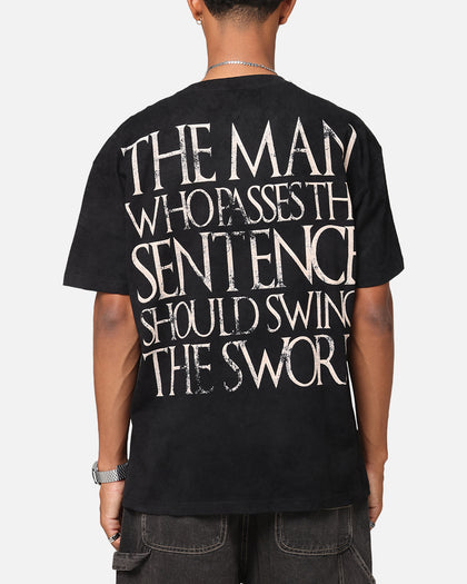 Goat Crew X Game Of Thrones Ned Stark Heavy T-Shirt Black