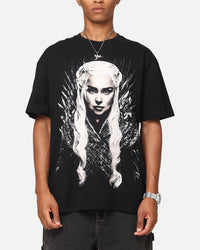 73Studio X Game Of Thrones Mother Of Dragons Vintage T-Shirt Black Acidwash