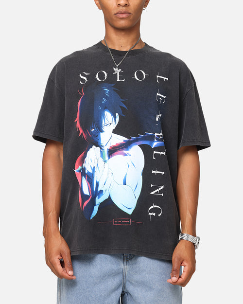 Goat Crew X Solo Leveling Solo Leveling Heavy T-Shirt Vintage Black