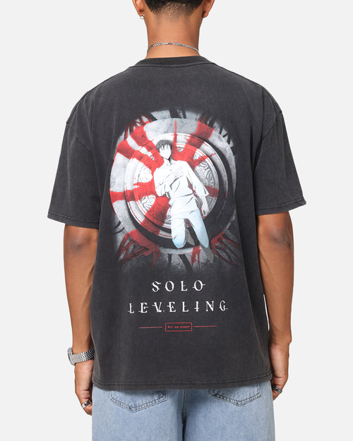 Goat Crew X Solo Leveling Solo Leveling Heavy T-Shirt Vintage Black
