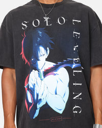 Goat Crew X Solo Leveling Solo Leveling Heavy T-Shirt Vintage Black