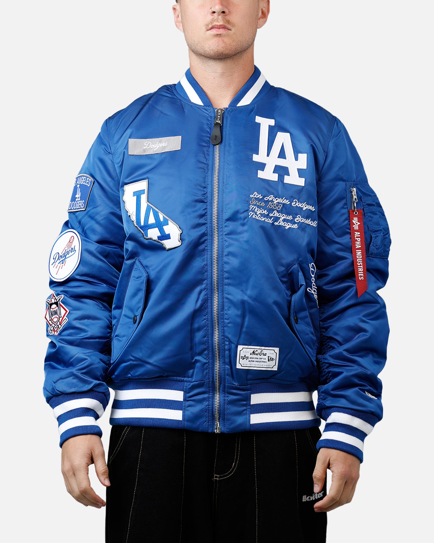 New Era X Alpha Series X MLB Los Angeles Dodgers MA-1 Bomber