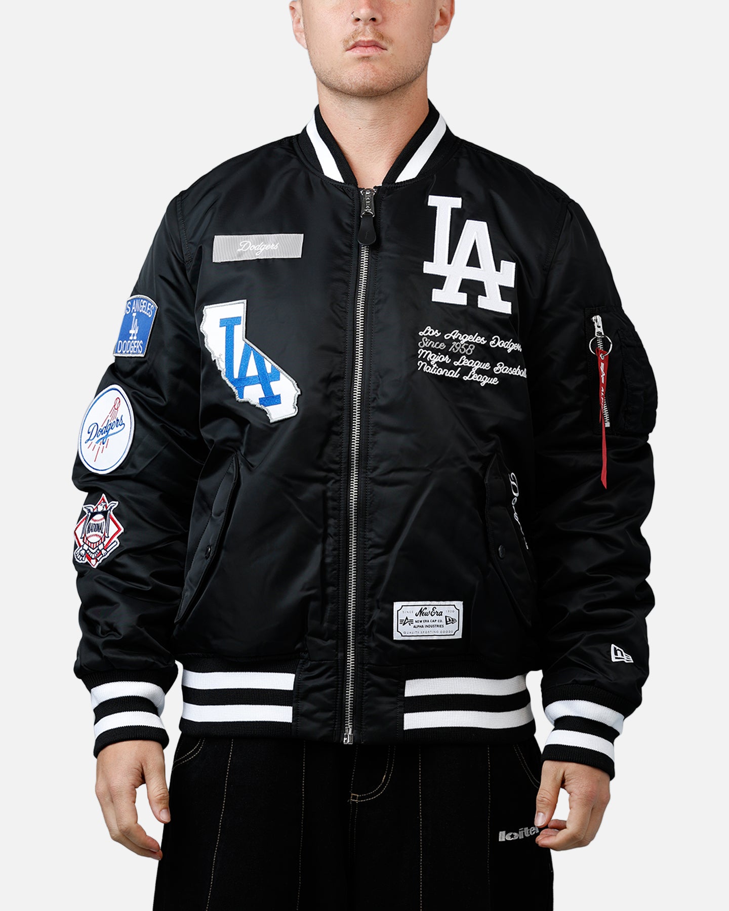 New Era X Alpha Series X MLB Los Angeles Dodgers MA-1 Bomber