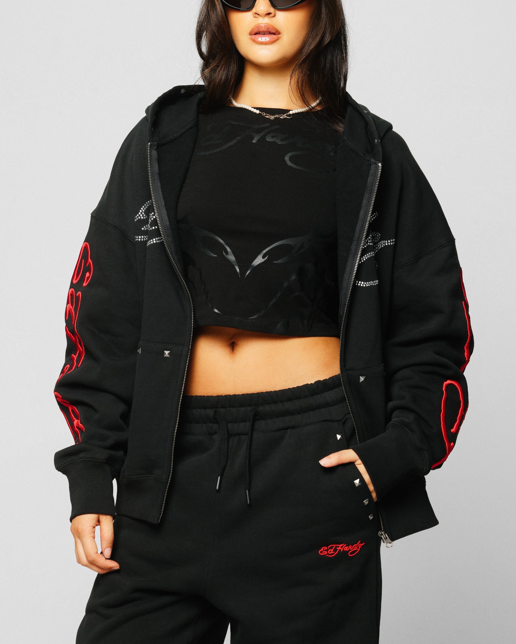 Ed Hardy Ed Hardy Hoodie Black | Culture Kings US