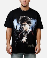 Goat Crew X Harry Potter Poster Vintage T-Shirt Black Acidwash