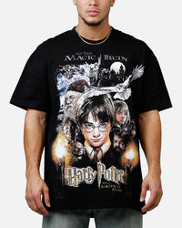 Goat Crew X Harry Potter Sorcerer's Stone Vintage T-Shirt Black Acidwas